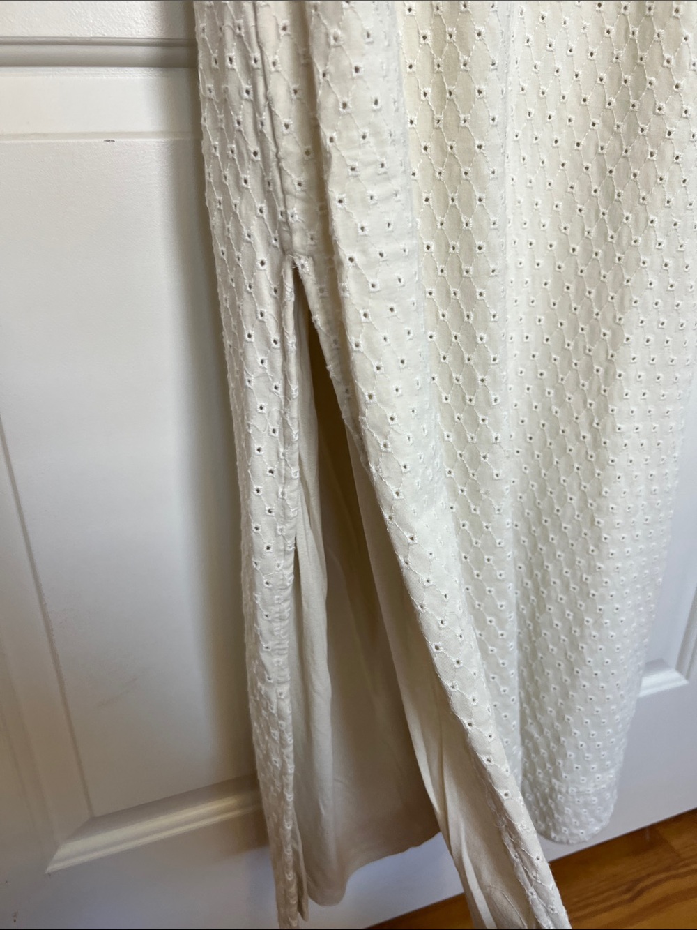 Free People Cream Eyelet Sleeveless Maxi Dress - Picture 4 of 16